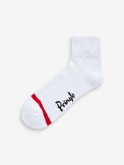Pringle White Sporting Ankle Socks - Image 4 of 9
