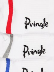 Pringle White Sporting Ankle Socks - Image 9 of 9