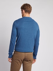 U.S. Polo Assn. Light Blue Mens Cotton Crew Neck Jumper - Image 2 of 8
