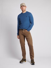 U.S. Polo Assn. Light Blue Mens Cotton Crew Neck Jumper - Image 3 of 8