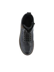 Pavers Black Wide-Fit Leather Zip-Up Boots - Image 4 of 5