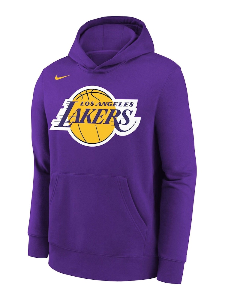 Hanorac cu logo pentru tineri Nike Los Angeles Lakers - Imaginea 2 din 3