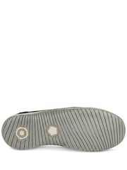 Pavers Green Memory Foam Leather Slip On Trainers - Image 6 of 6