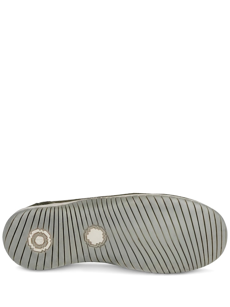 Pavers Green Memory Foam Leather Slip On Trainers - Image 6 of 6 Pavers Green Memory Foam Leather Slip On Trainers - Image 6 of 6