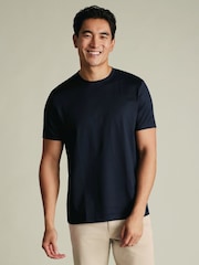 Charles Tyrwhitt Blue Short Sleeve T-Shirt - Image 1 of 6