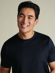 Charles Tyrwhitt Blue Short Sleeve T-Shirt - Image 3 of 6