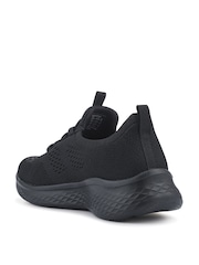Negro - Zapatillas deportivas Pavers Corte ancho Easy Step In con cordones elásticos - Imagen 4 de 6