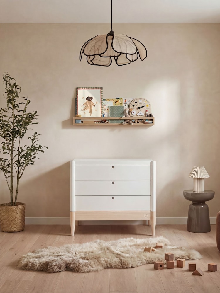 Gaia Baby Natural Ash White Eos Nursery Dresser Changer - Image 1 of 6