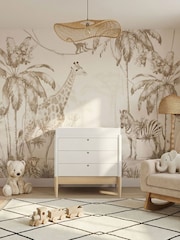 Gaia Baby Natural Ash White Eos Nursery Dresser Changer - Image 2 of 6