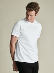 Charles Tyrwhitt White Short Sleeve T-Shirt - Image 1 of 6