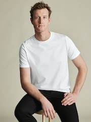 Charles Tyrwhitt White Short Sleeve T-Shirt - Image 2 of 6