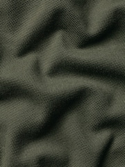 Charles Tyrwhitt Green Short Sleeve Cotton Stretch Pique Polo Shirt - Image 6 of 6