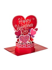 Hallmark Red Musical And Light-Up 3D Pop-Up Valentine's Card - Image 2 of 4