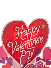 Hallmark Red Musical And Light-Up 3D Pop-Up Valentine's Card - Image 3 of 4