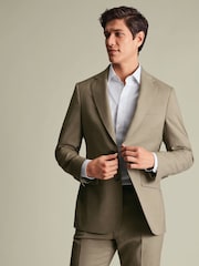 Charles Tyrwhitt Natural Ultimate Suit Jacket - Image 1 of 6