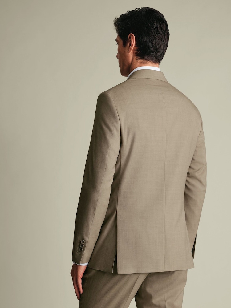 Charles Tyrwhitt Natural Ultimate Suit Jacket - Image 2 of 6