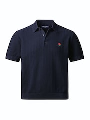 Charles Tyrwhitt Blue RFU Cotton Polo Shirt - Image 3 of 5