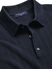 Charles Tyrwhitt Blue RFU Cotton Polo Shirt - Image 4 of 5