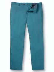 Charles Tyrwhitt Green Ultimate Non-Iron Chino Trousers - Image 5 of 6
