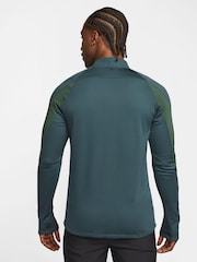 Nike Dark Green Therma-FIT Academy Half Zip Training Top - Image 2 of 3