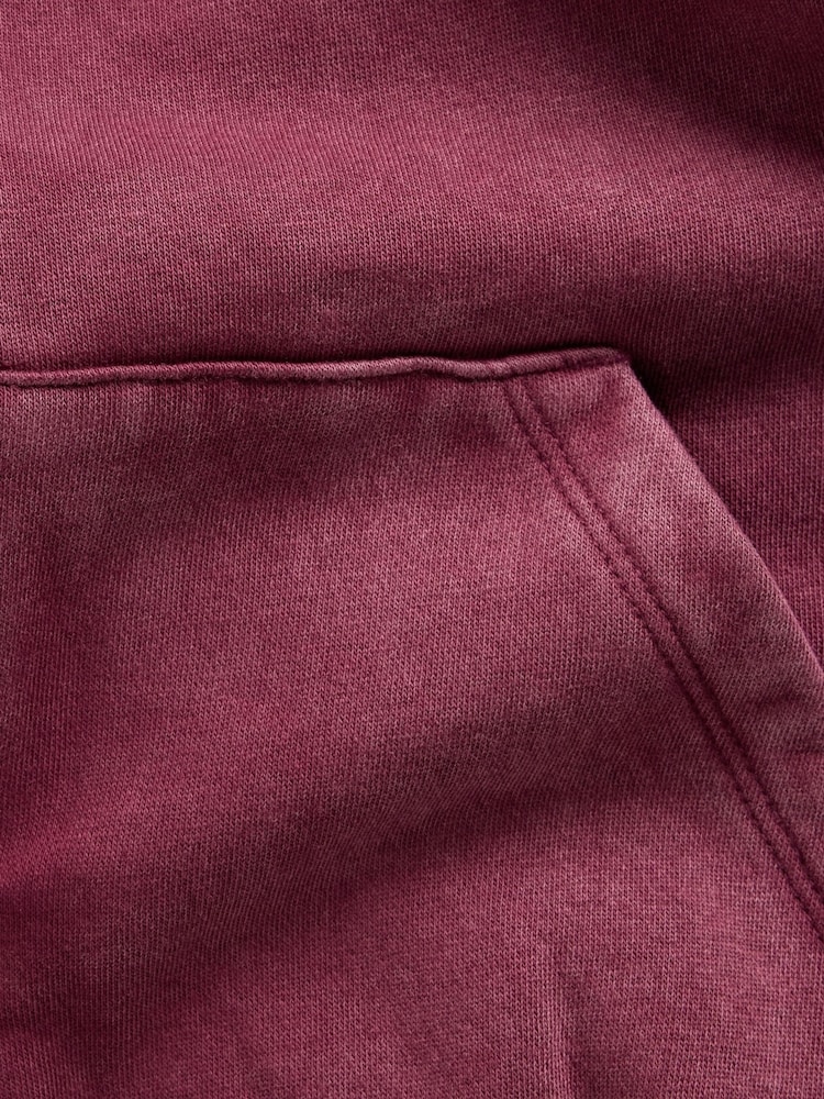 Μπορντό - Gap Vintage Soft Wedge Zip Hoodie - Εικόνα 4 του 4