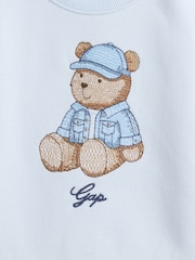 Gap Vintage Soft Brannan Bear Sweat Set (0-24mths) - 3 paveikslėlis iš 3