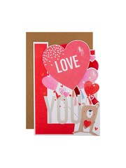 Hallmark Red Pull-Out Valentine's Day Card for One I Love - Image 2 of 4