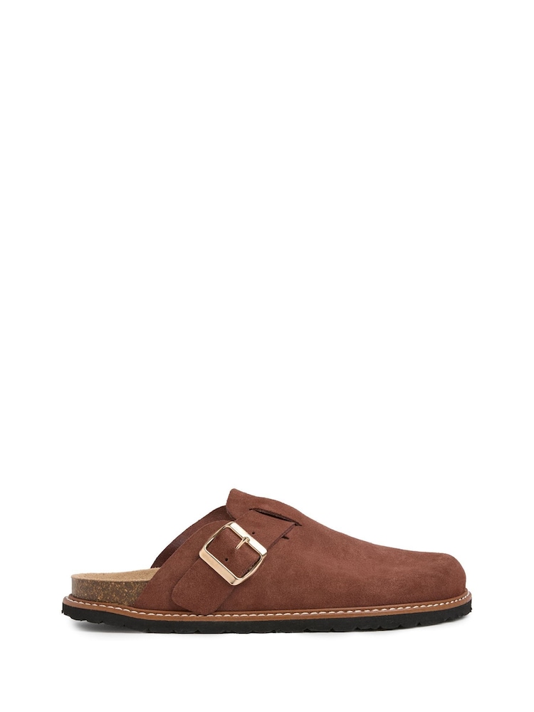 Celtic & Co. Suede Welt Detail Clogs - Bild 1 von 6 Celtic & Co. Suede Welt Detail Clogs - Bild 1 von 6