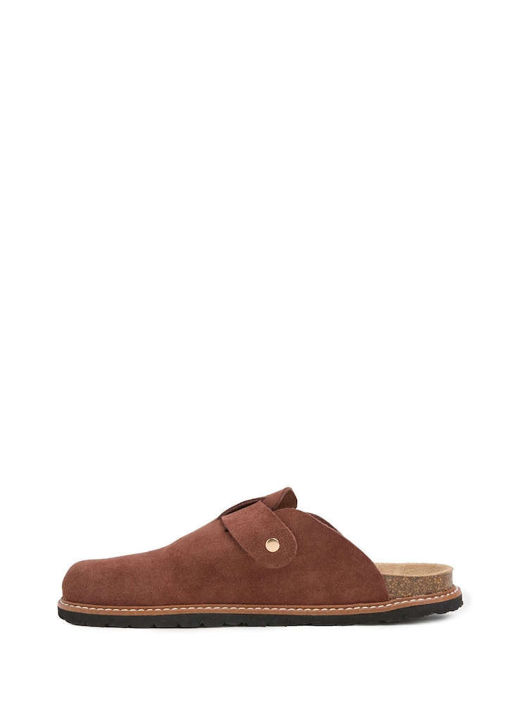 Celtic & Co. Suede Welt Detail Clogs - Bild 2 von 6 Celtic & Co. Suede Welt Detail Clogs - Bild 2 von 6