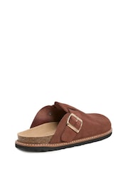Celtic & Co. Suede Welt Detail Clogs - Bild 4 von 6