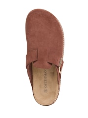 Celtic & Co. Suede Welt Detail Clogs - Bild 5 von 6