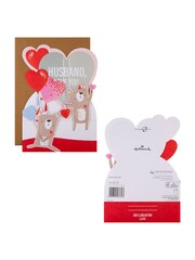 Hallmark Red Cute Bears 3D Valentine's Day Card for Husband - Image 3 of 4