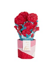 Hallmark Red Rose Bouquet Valentine's Day Card for One I Love - Image 2 of 4