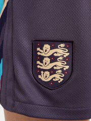 Nike Purple England Stadium Away Football Shorts - Image 6 of 7