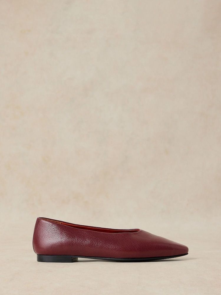 White Stuff Red Pointed Ballerinas - Image 1 of 4