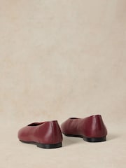 White Stuff Red Pointed Ballerinas - Image 3 of 4