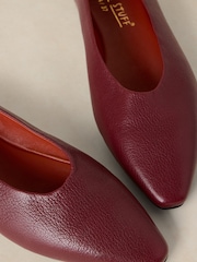 White Stuff Red Pointed Ballerinas - Image 4 of 4