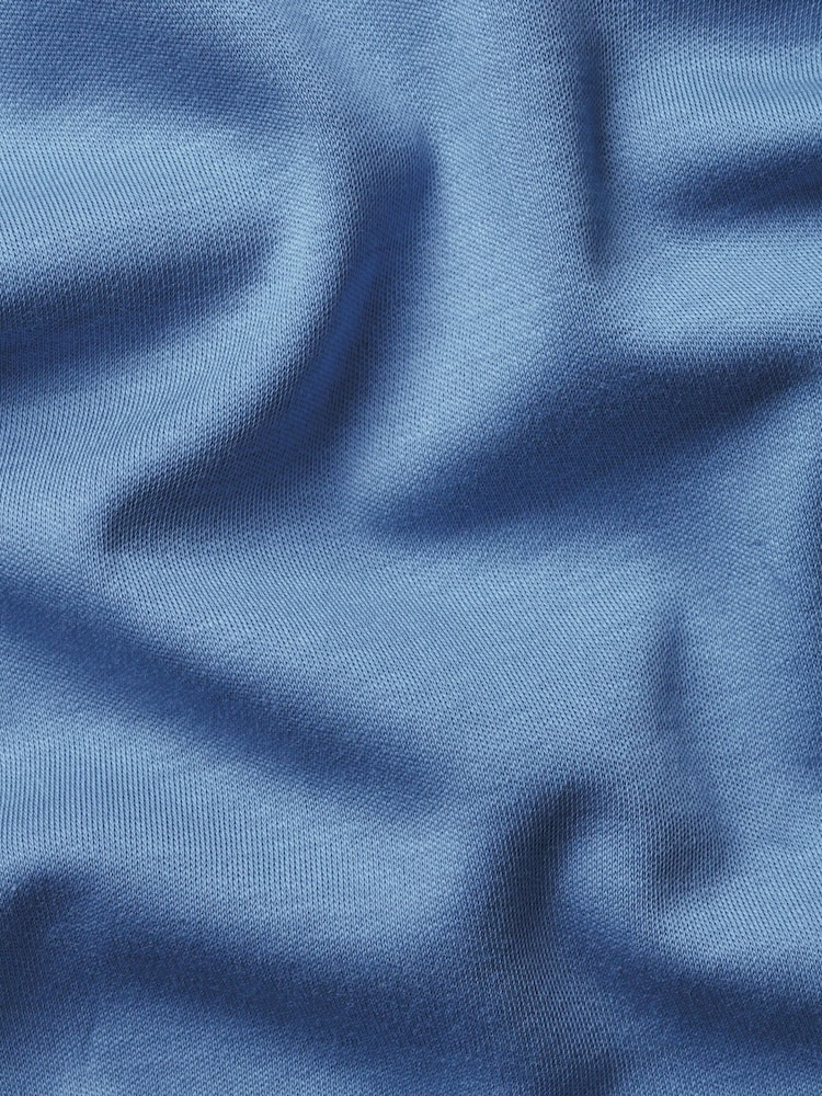 Charles Tyrwhitt Blue Short Sleeve Jersey Polo Shirt - Image 5 of 5