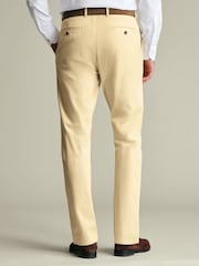 Charles Tyrwhitt Yellow Ultimate Non-Iron Chino Trousers - Image 2 of 7