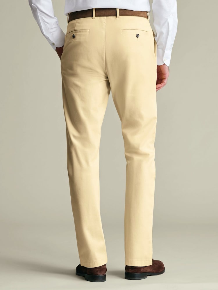 Charles Tyrwhitt Yellow Ultimate Non-Iron Chino Trousers - Image 2 of 7