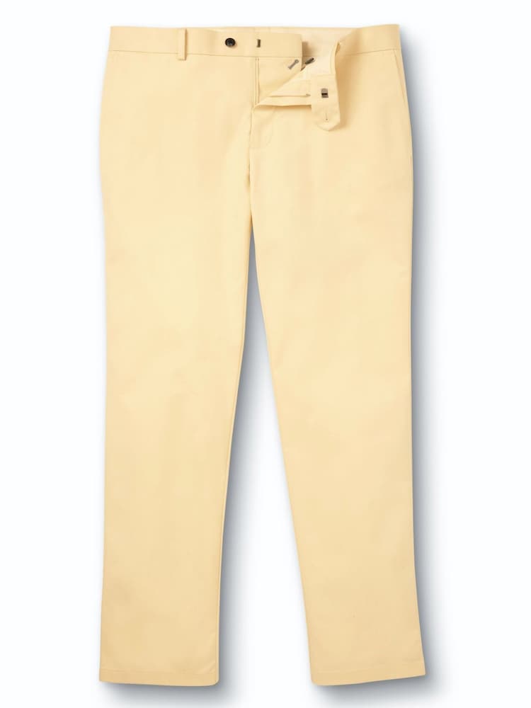 Charles Tyrwhitt Yellow Ultimate Non-Iron Chino Trousers - Image 7 of 7