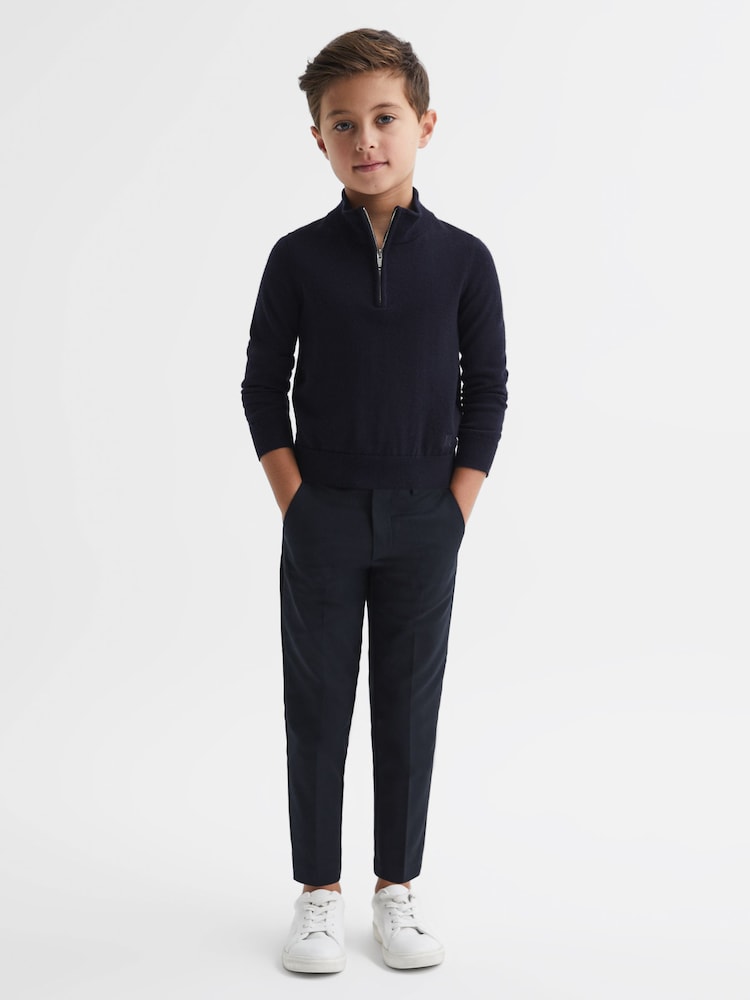 أزرق داكن - تشينو تفصيلة ضيقة Eastbury من Reiss - صورة 1 من 6