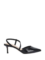Dune London Black Charming Court Shoes - Image 3 of 5