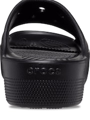Crocs Black Classic Platform Slide Sandals - Image 5 of 7