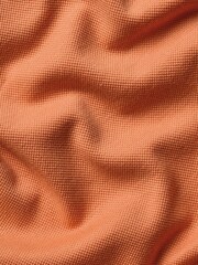 Charles Tyrwhitt Orange Short Sleeve Cotton Stretch Pique Polo Shirt - Image 6 of 6