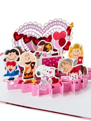 Hallmark Multicoloured Peanuts Paper Wonder Pop-Up Valentine's Day Card - Image 3 of 4