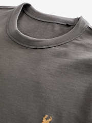 Slate Grey 100% Cotton Lightweight Crew Neck Sweatshirt - Image 6 of 7