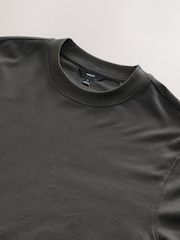 Slate Grey 100% Cotton Lightweight Crew Neck Sweatshirt - Image 7 of 7