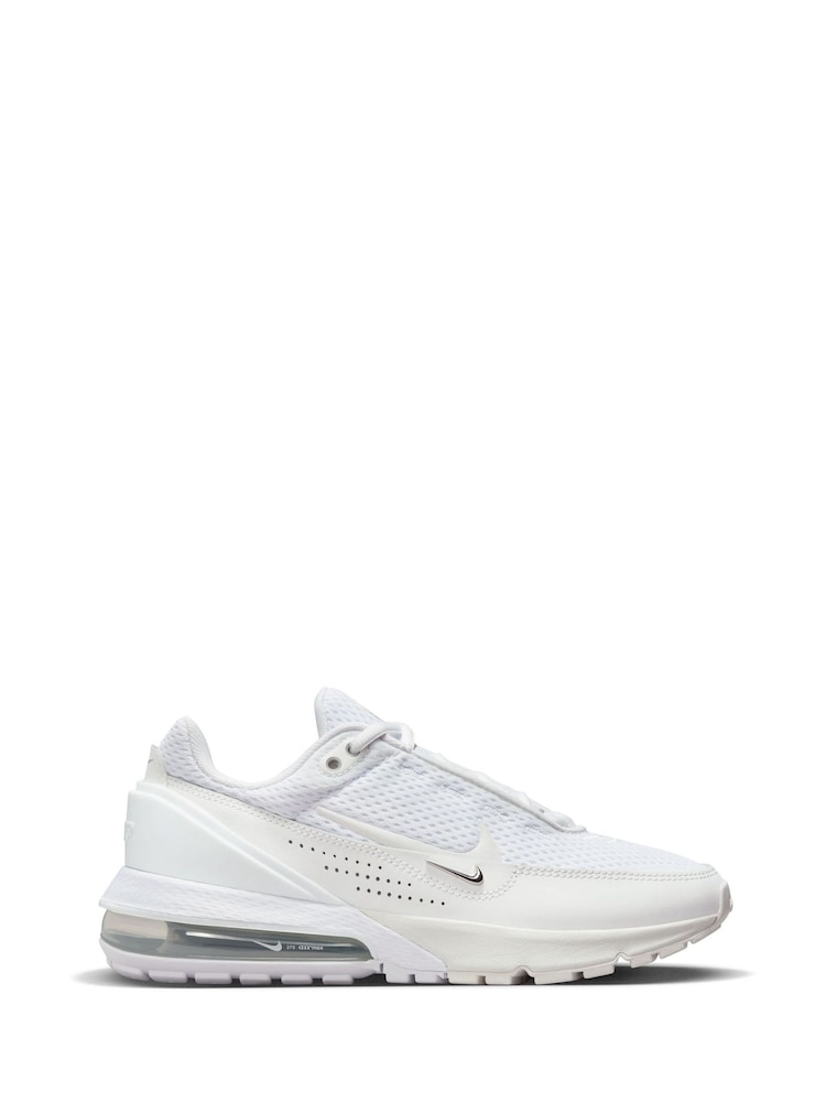 Nike White Air Max Pulse Trainers - Image 1 of 8