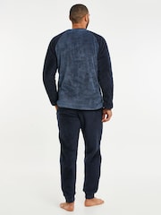 Threadbare Blue Borg Pyjamas Set - Image 2 of 4